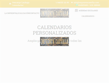 Tablet Screenshot of imprentacastilla.com